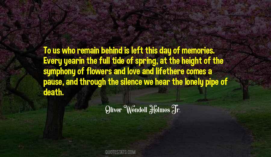 Quotes About Flowers And Memories #1550931