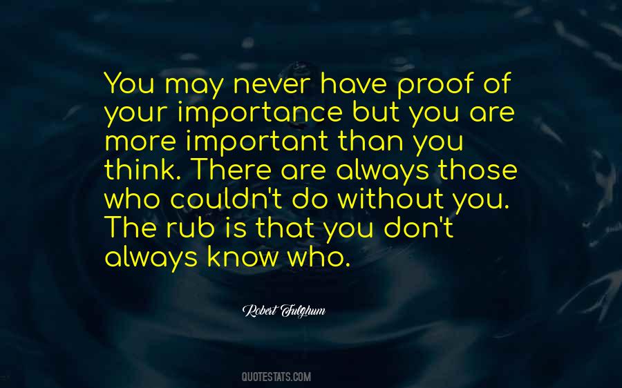 Quotes About Proof #1717825