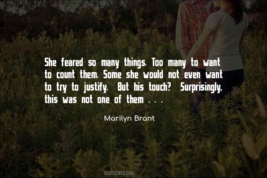 Quotes About His Touch #1509712