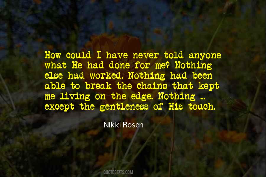 Quotes About His Touch #220951