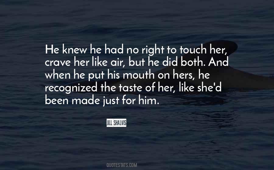 Quotes About His Touch #97400 Quotes About His Touch #97400