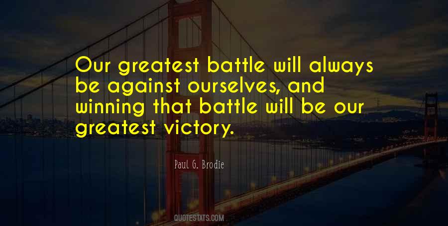 Quotes About Victory #1785613