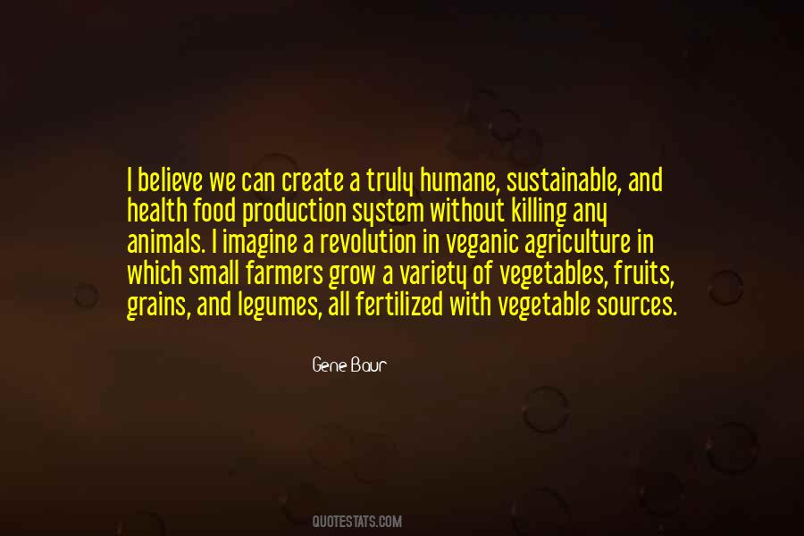 Quotes About Food Production #1178186