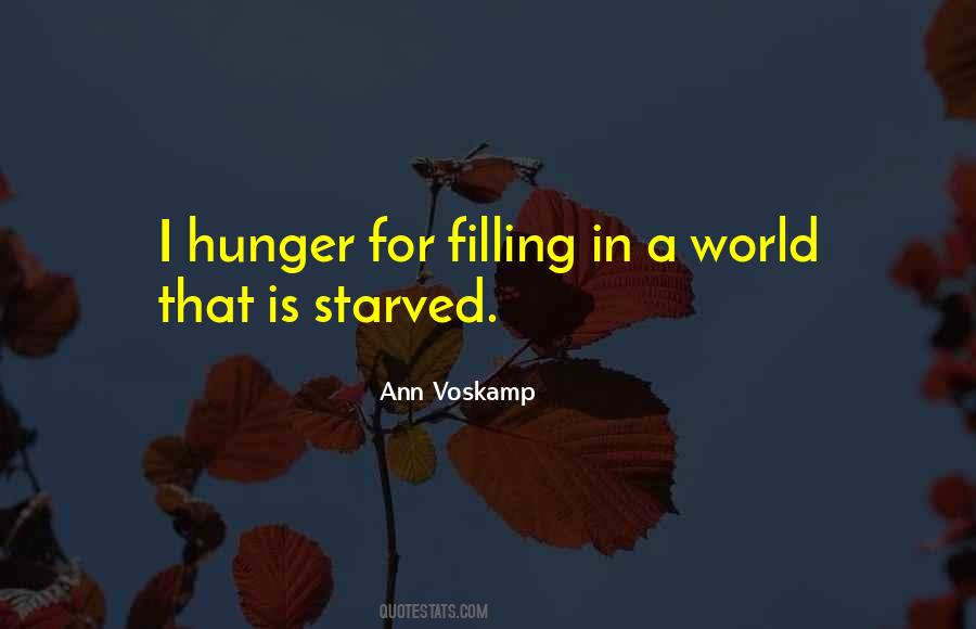 Hunger For Quotes #1141645