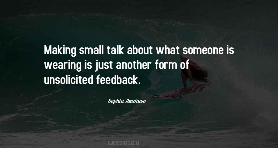 Quotes About Small Talk #118244