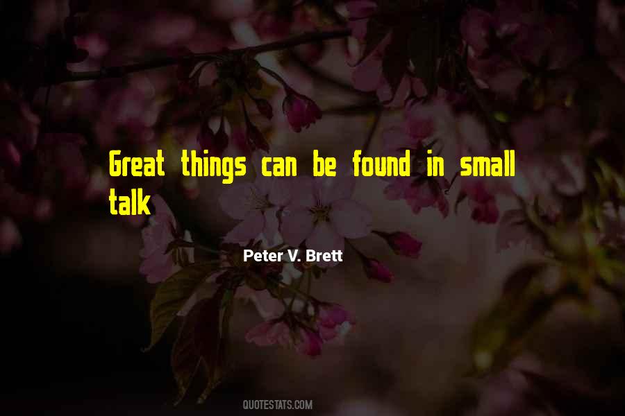 Quotes About Small Talk #1282919