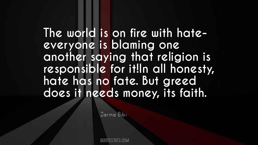 Quotes About Hate In The World #84517