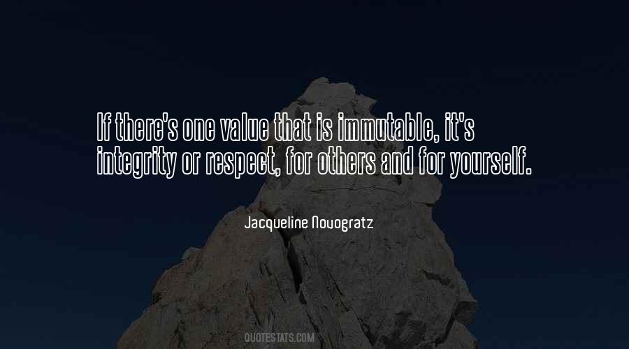 Quotes About Value And Respect #1032990