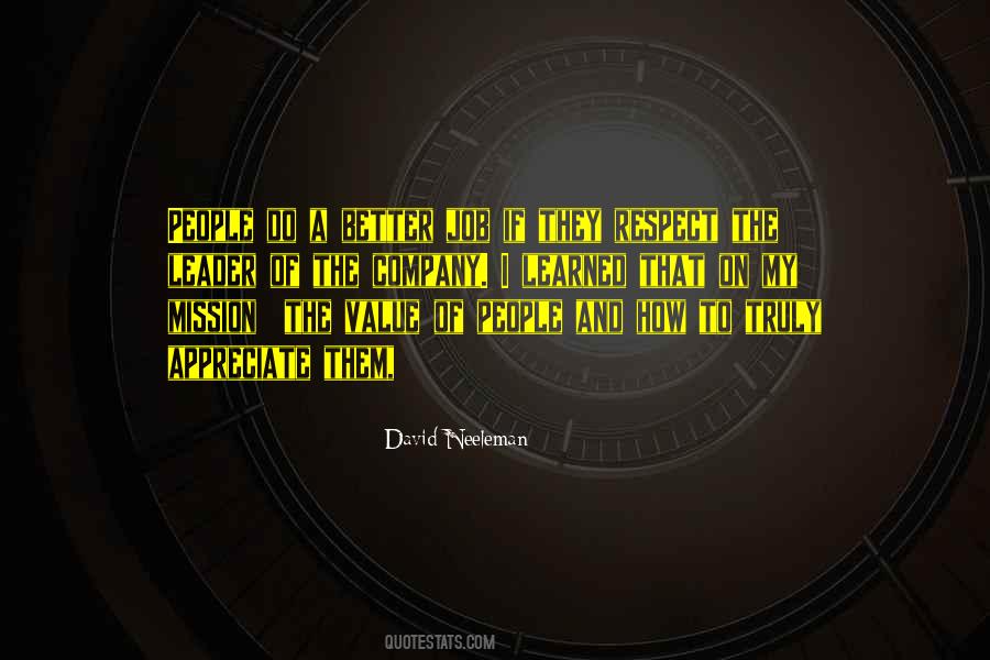 Quotes About Value And Respect #1052221