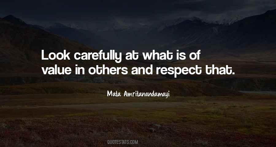 Quotes About Value And Respect #1487750