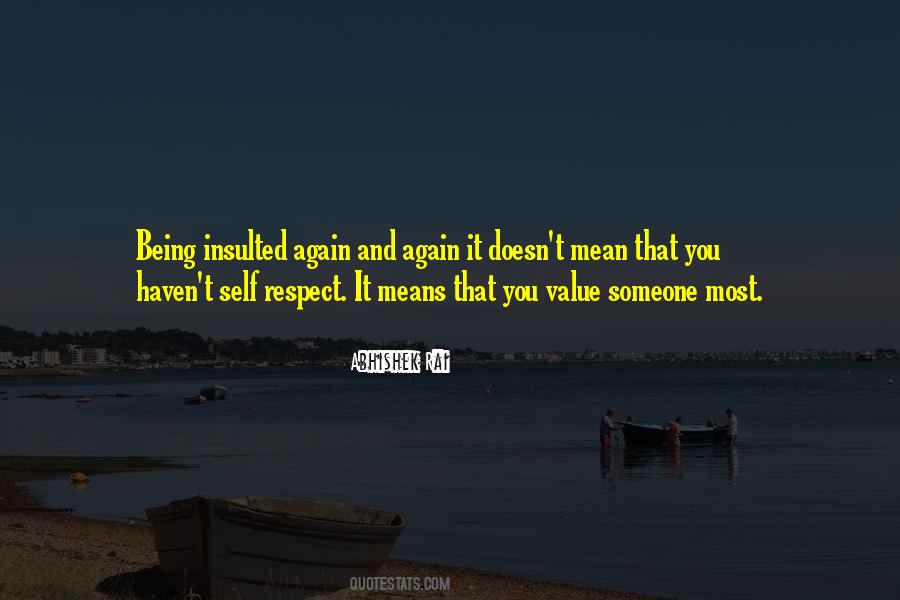 Quotes About Value And Respect #595559