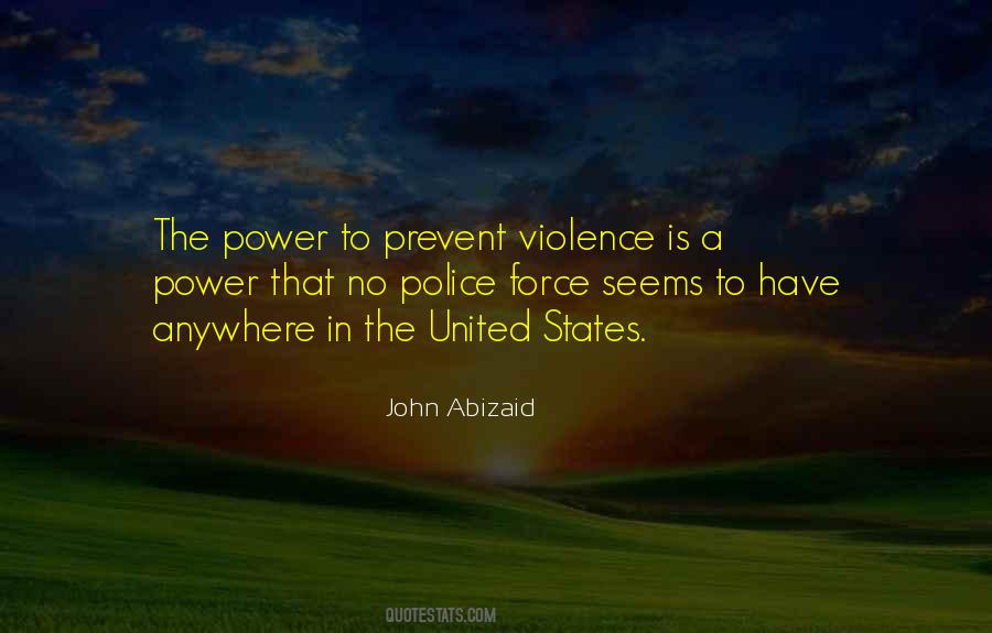 Police Power Quotes #1719663
