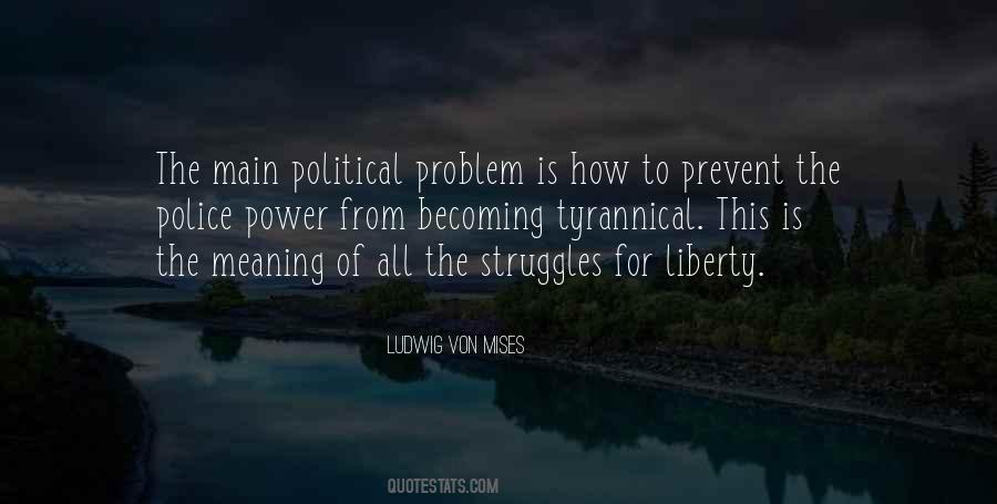 Police Power Quotes #861234