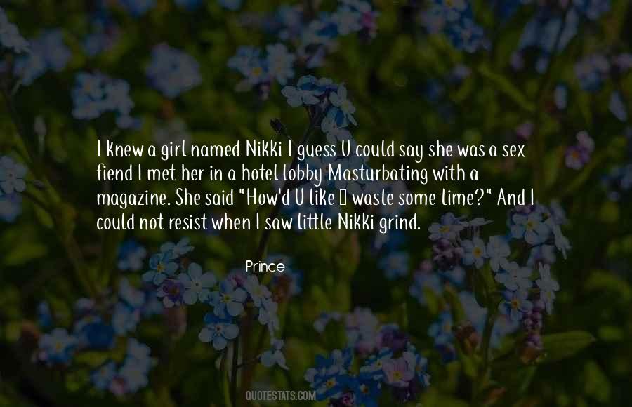 Quotes About Nikki #963301