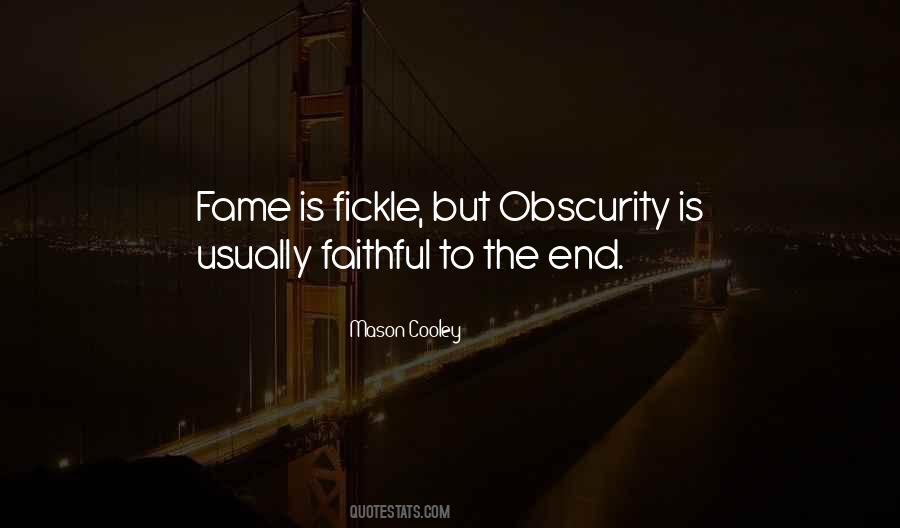 Quotes About Fickle #730599 Quotes About Fickle #730599