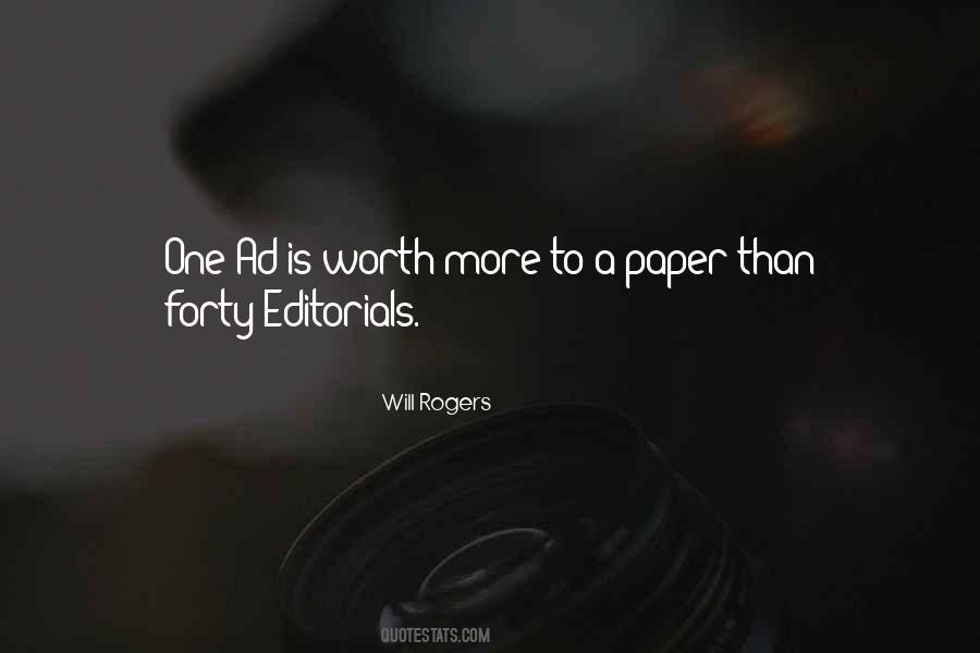 Quotes About Editorials #1391750