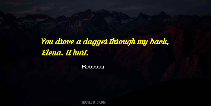 Quotes About Daggers #1538521