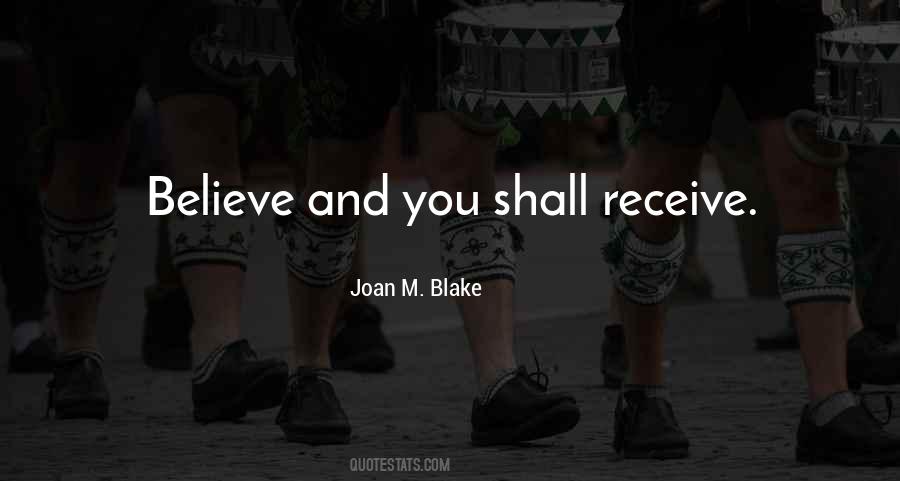 Believe Receive Quotes #998172