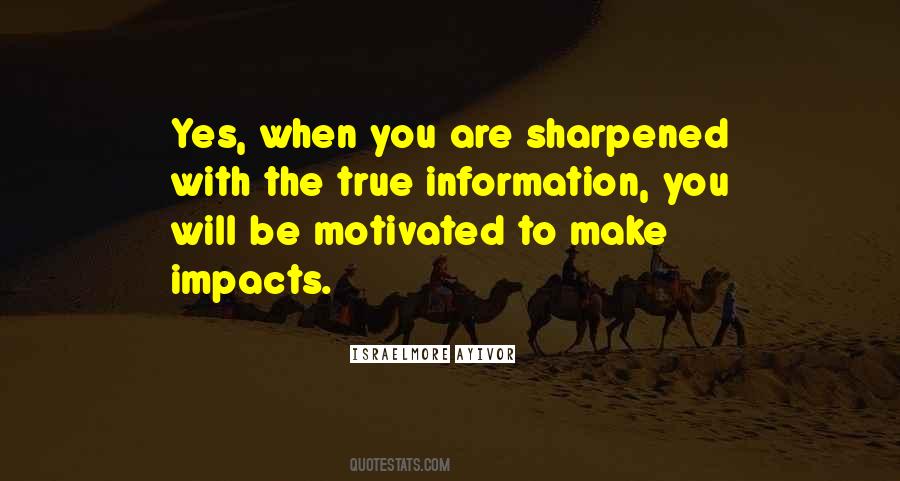 Make Impacts Quotes #896317