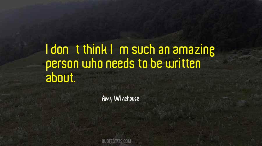 Quotes About Amazing Person #916199