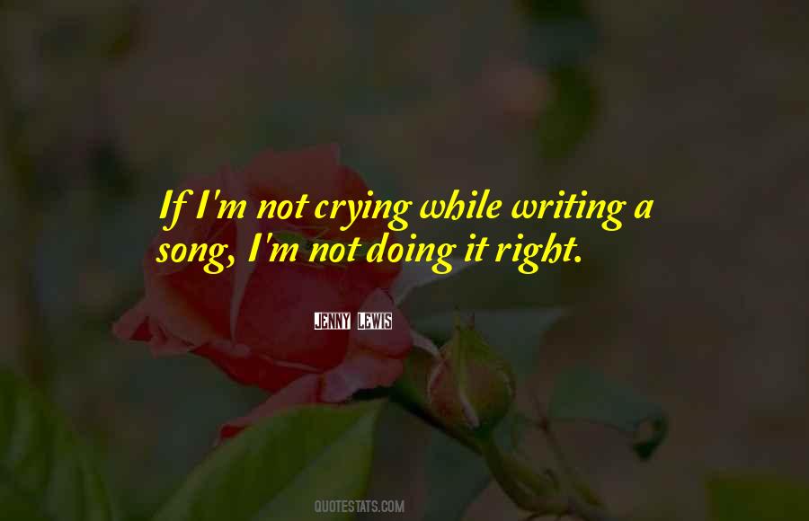Writing A Song Quotes #1379990