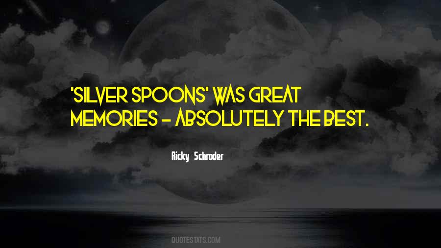 Quotes About Spoons #1572474