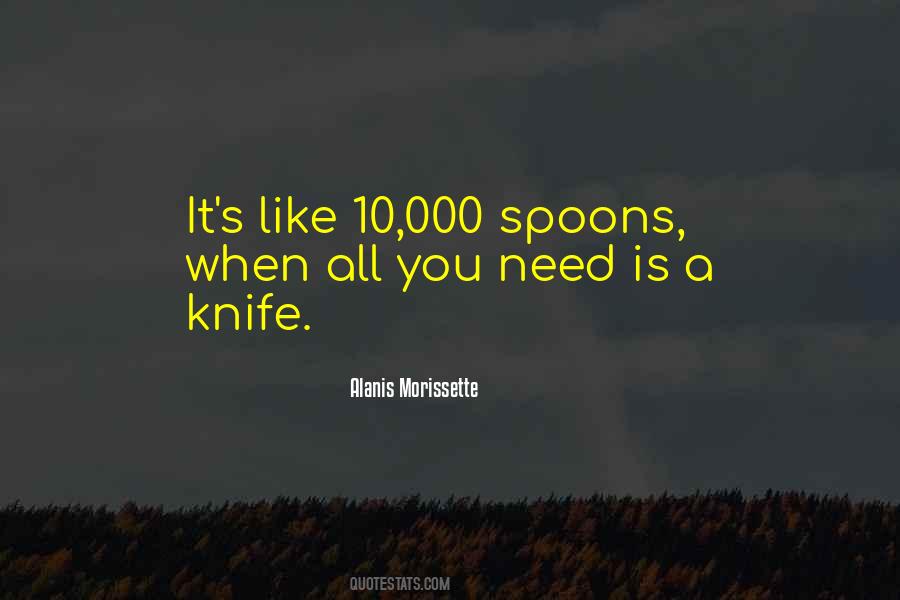 Quotes About Spoons #899174
