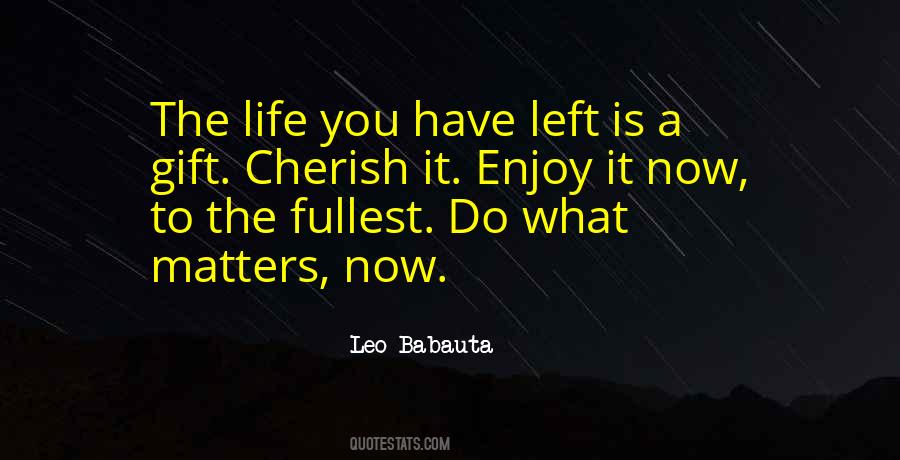 Quotes About Enjoy Life To The Fullest #638521