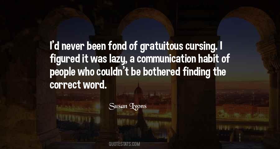Quotes About Cursing #417751