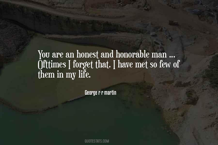 Quotes About Honorable Man #179518