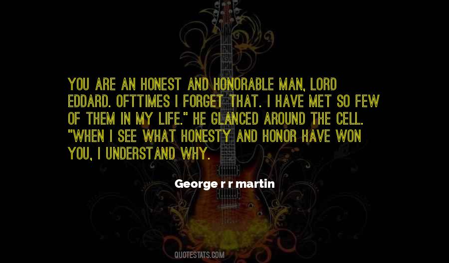Quotes About Honorable Man #682115