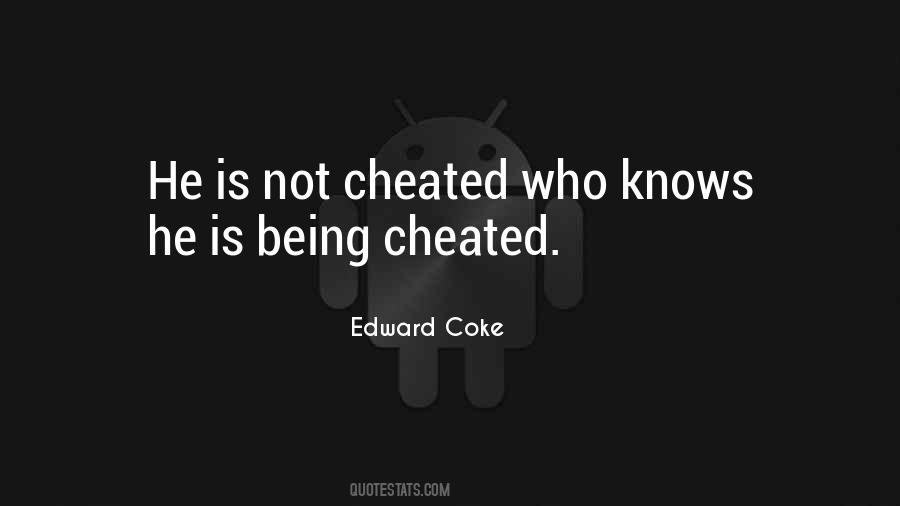 He Cheated Quotes #96251