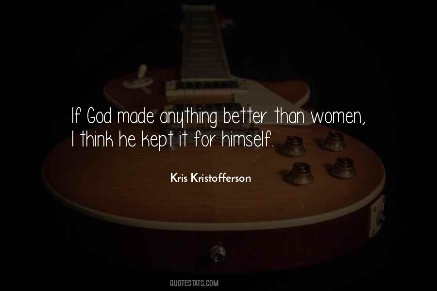 God Made Women Quotes #1553484
