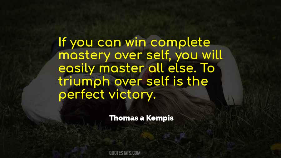 Victory Is Not In Winning Quotes #82366