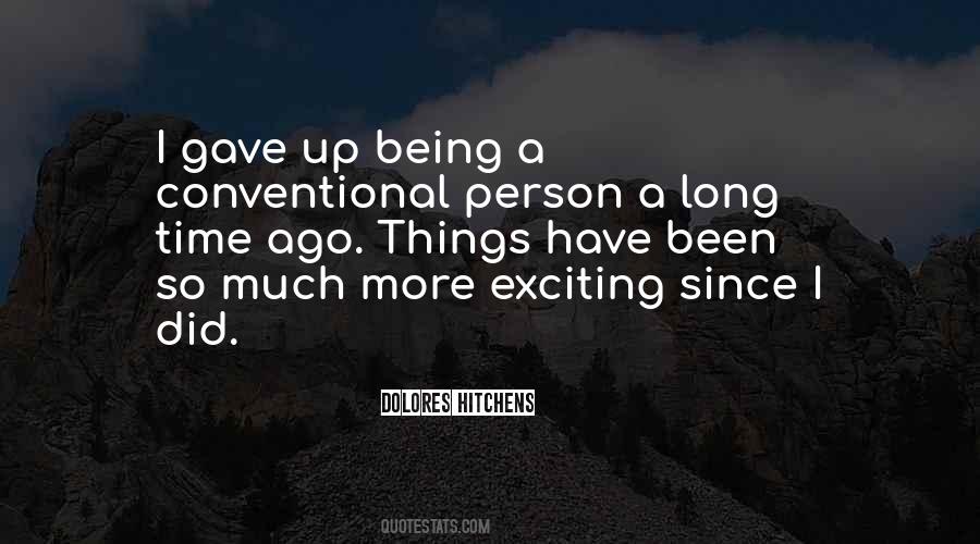 Conventional Person Quotes #1517563