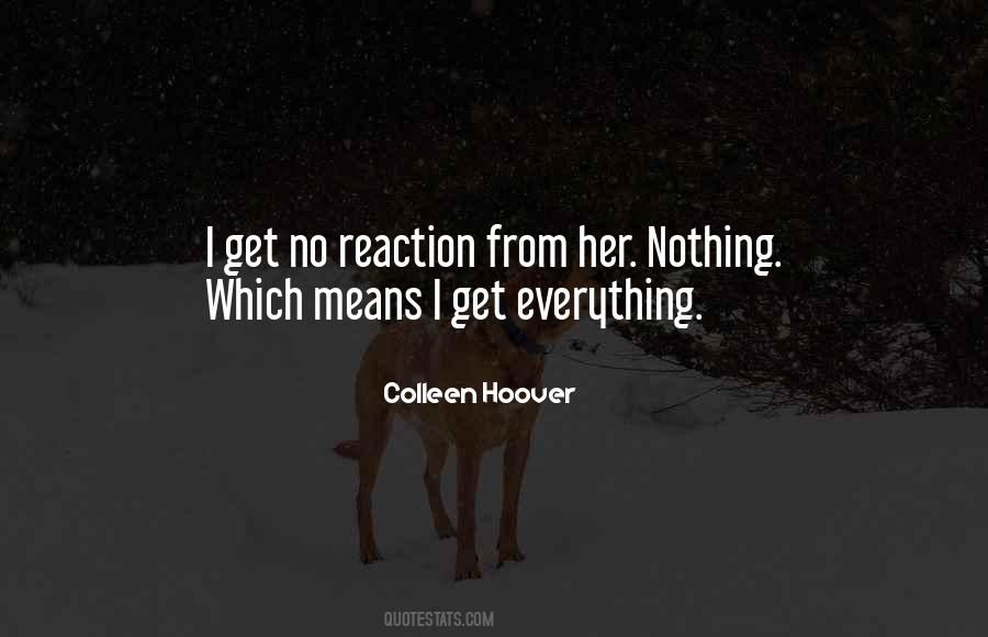 Reaction Which Quotes #1505990