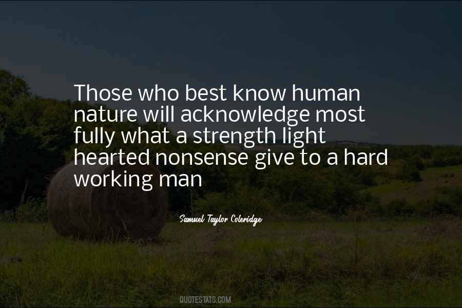 Quotes About Hard Working Man #1454629
