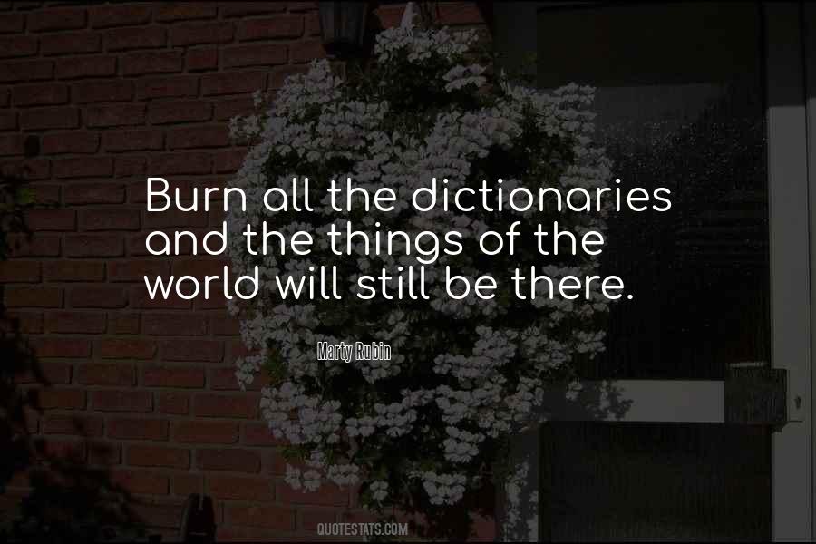 Quotes About Dictionaries #1071506