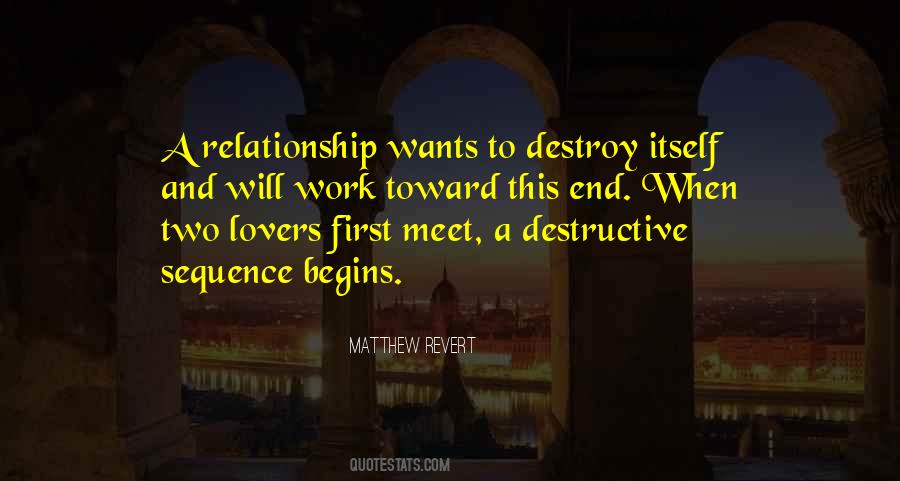 Quotes About Destructive #1108404