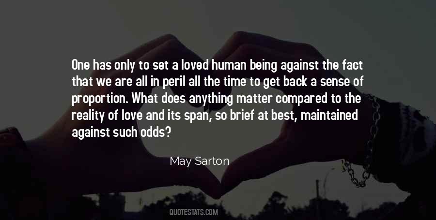 Quotes About The Reality Of Love #627051