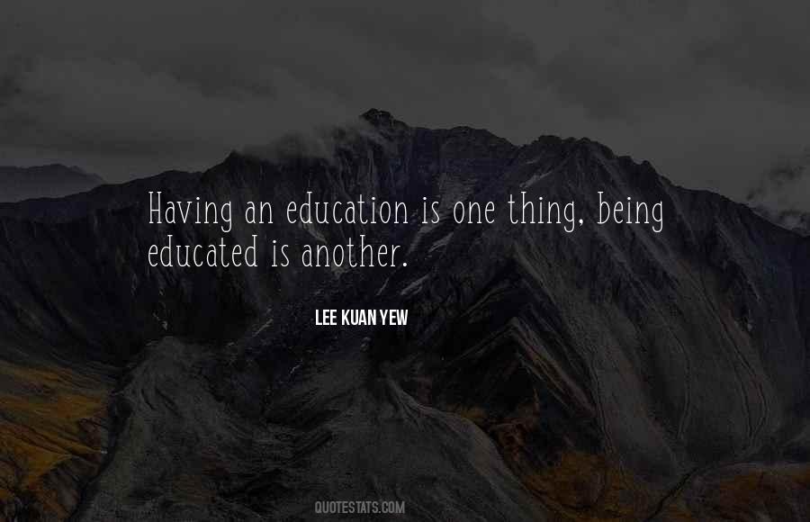 Quotes About Being Well Educated #322973