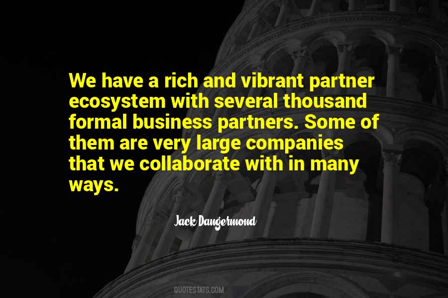 Quotes About Large Companies #1011822