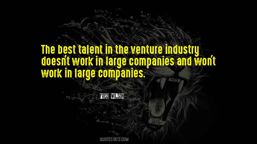 Quotes About Large Companies #153860