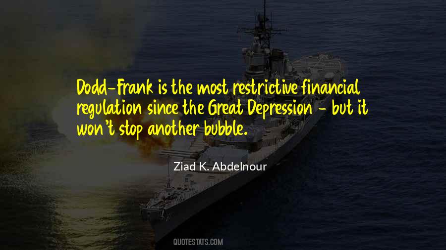 Quotes About Financial Regulation #998095