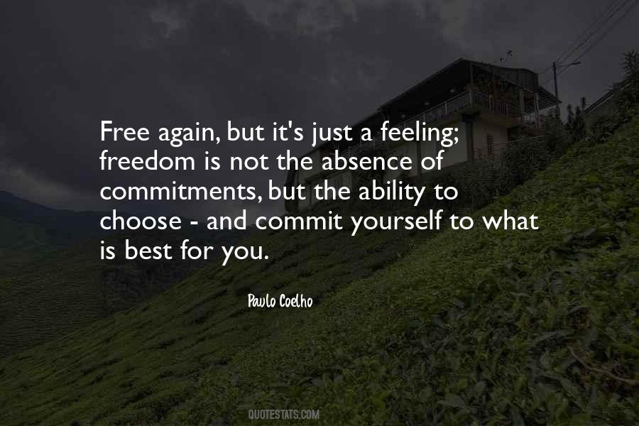 Quotes About Feeling Free #128016