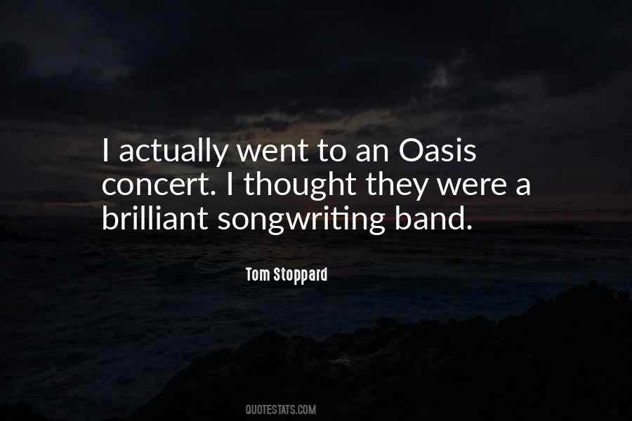 Quotes About Oasis Band #955700