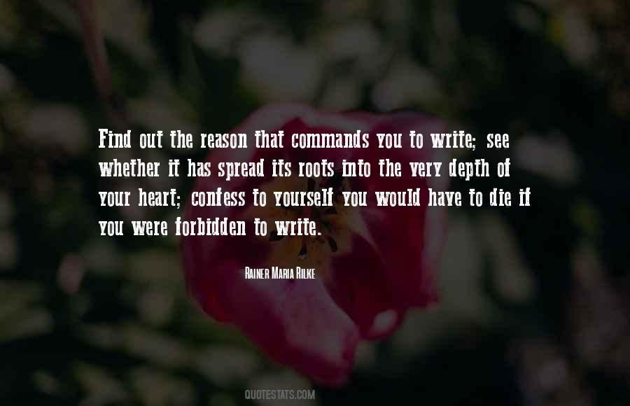 Quotes About Rilke Writing #20860