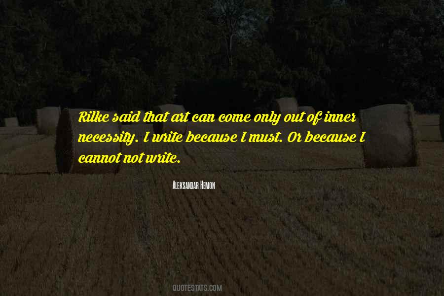 Quotes About Rilke Writing #365011