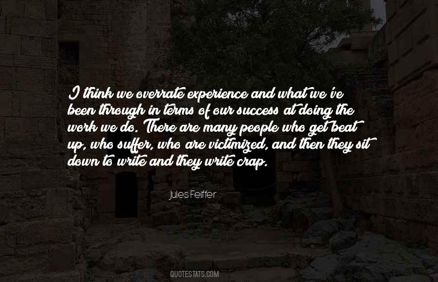 Quotes About Experience In Work #195405
