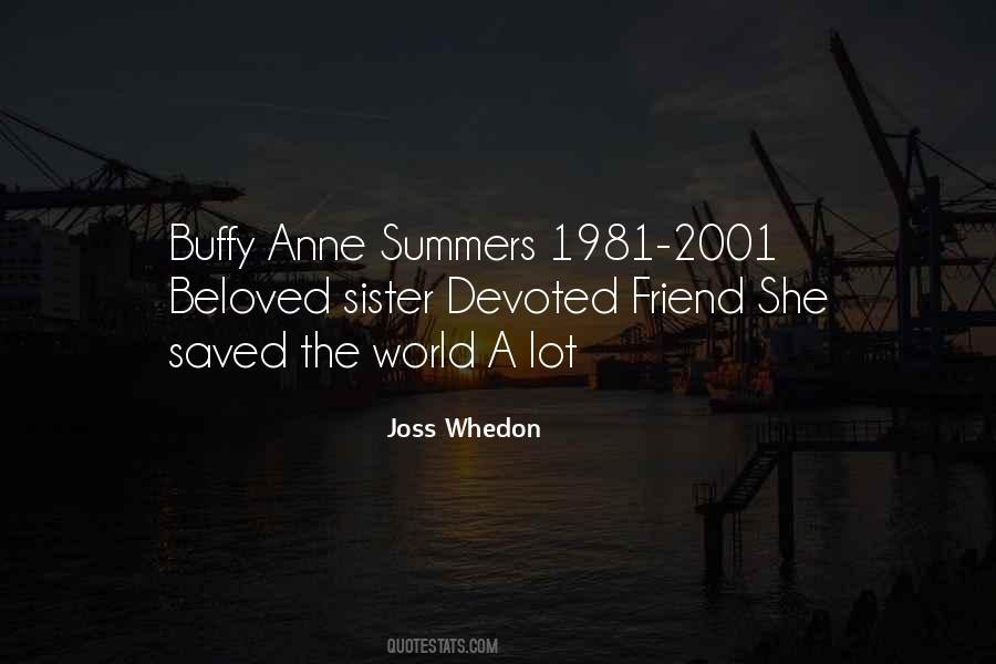 Quotes About Buffy Summers #1034533